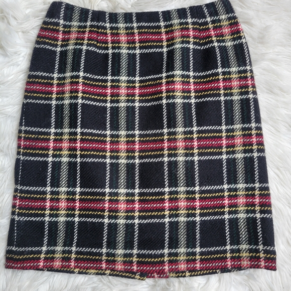 Talbots Dresses & Skirts - Talbots Wool Plaid Pencil Skirt